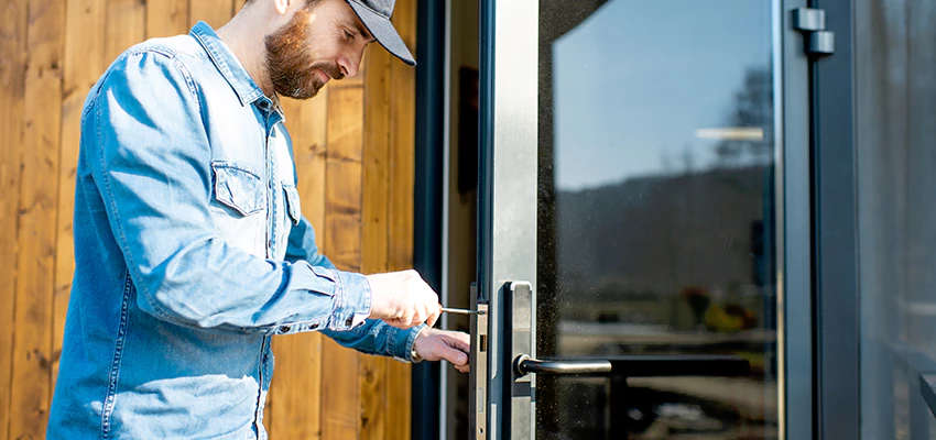Frameless Glass Storefront Door Locks Replacement in Orange Cove, CA